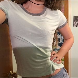 Light faded blue tee